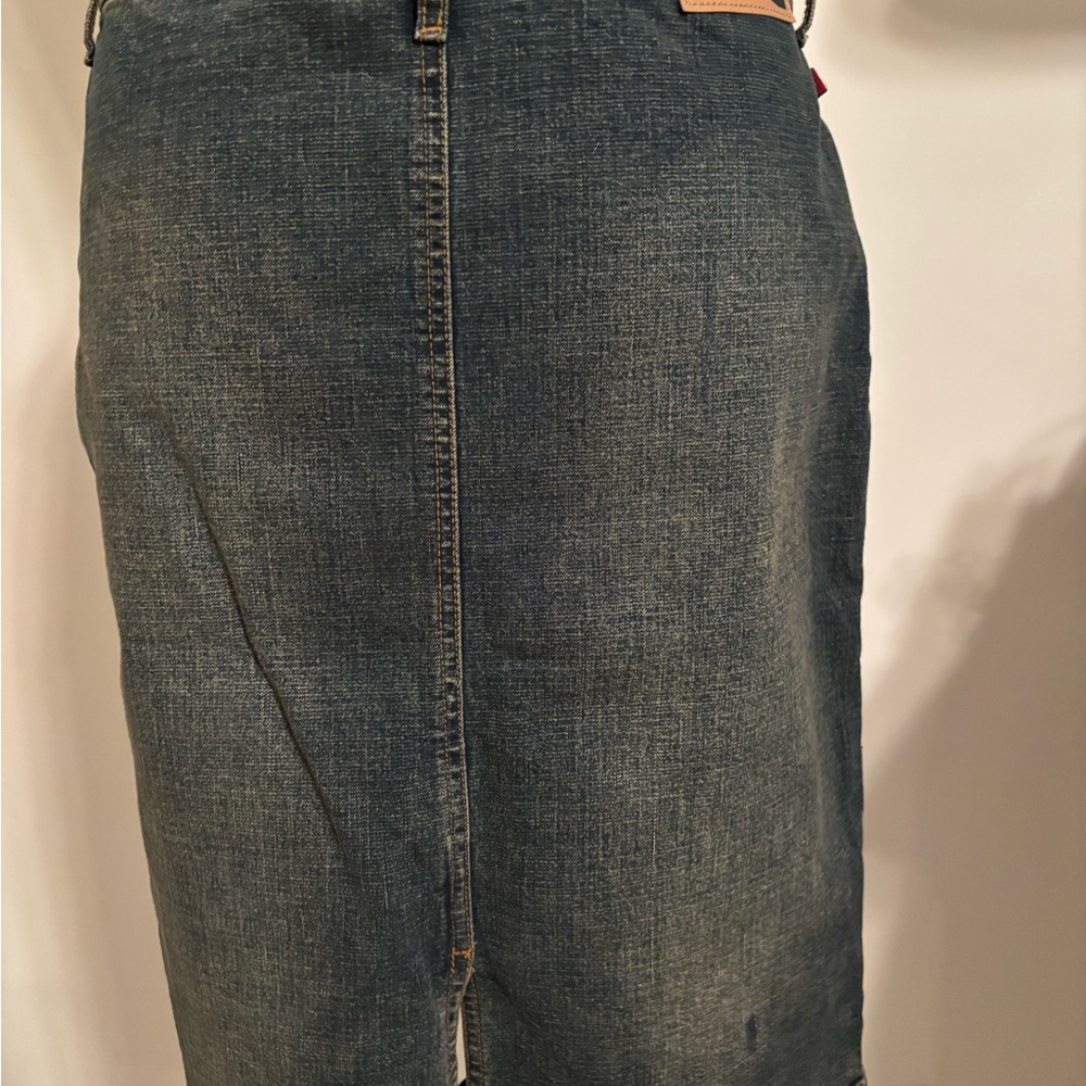 Denim Pencil Skirt